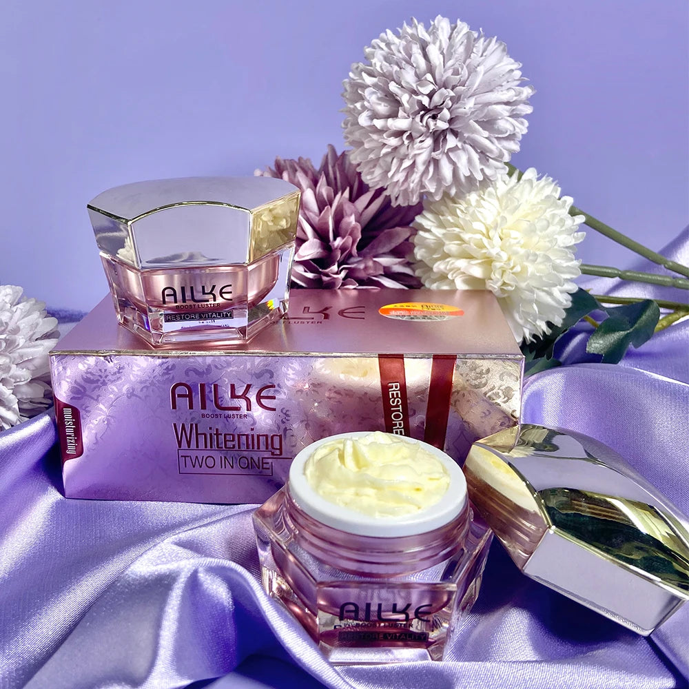 AILKE Whitening And Removing Freckle Cream, Brightening Hydrating ,Suitable For Black And Dark Skin, Korean Bleaching Skin Care