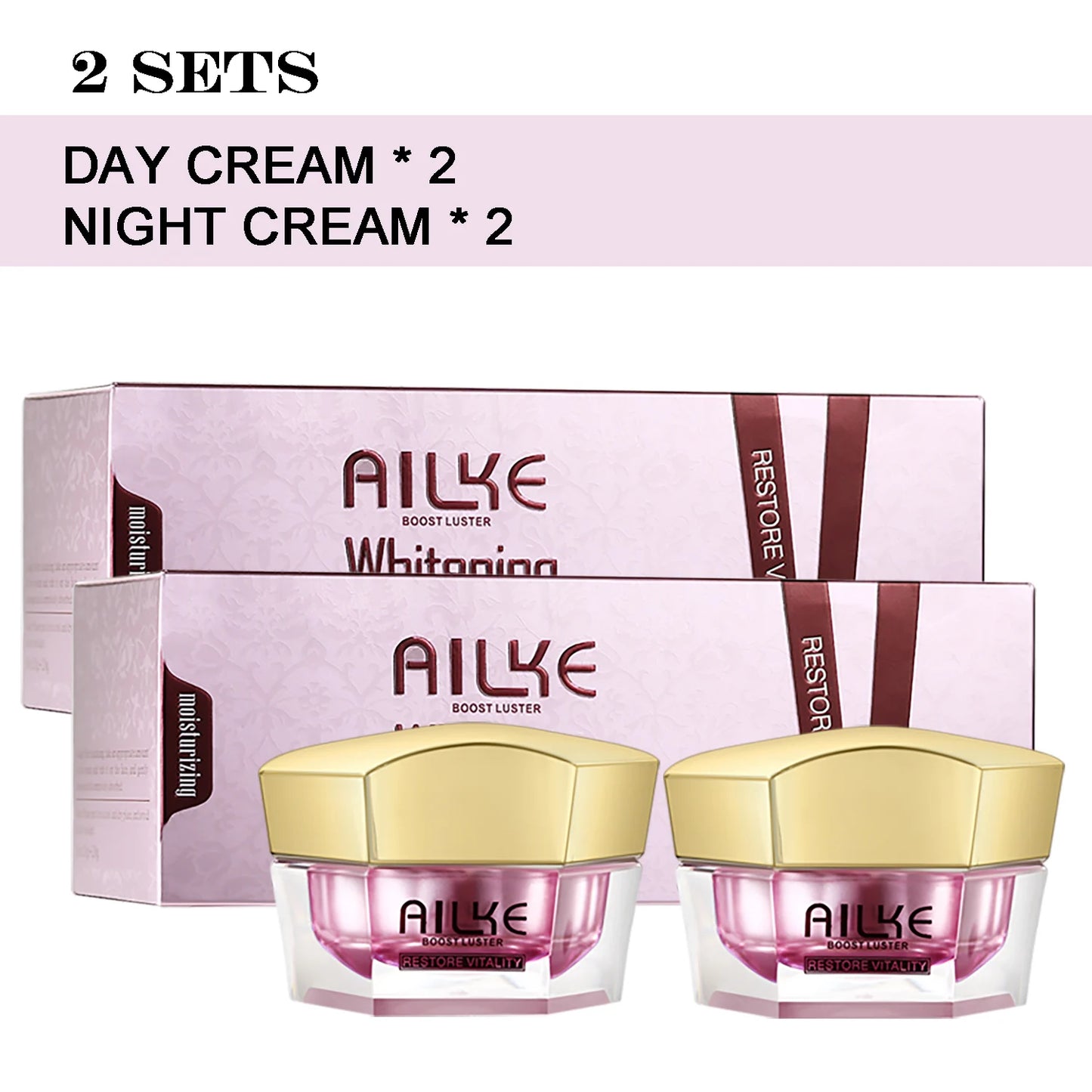 AILKE Whitening And Removing Freckle Cream, Brightening Hydrating ,Suitable For Black And Dark Skin, Korean Bleaching Skin Care