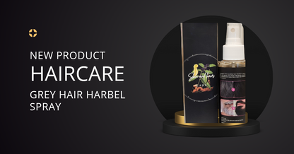 Herbal grey hair spray make hair black from roots