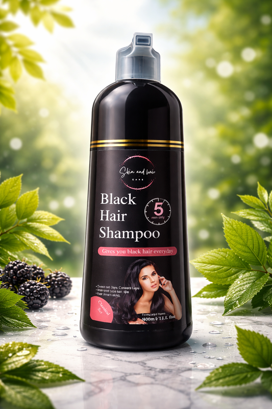 Black hair shampoo