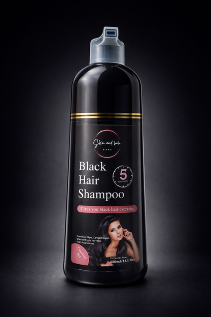 Black hair shampoo